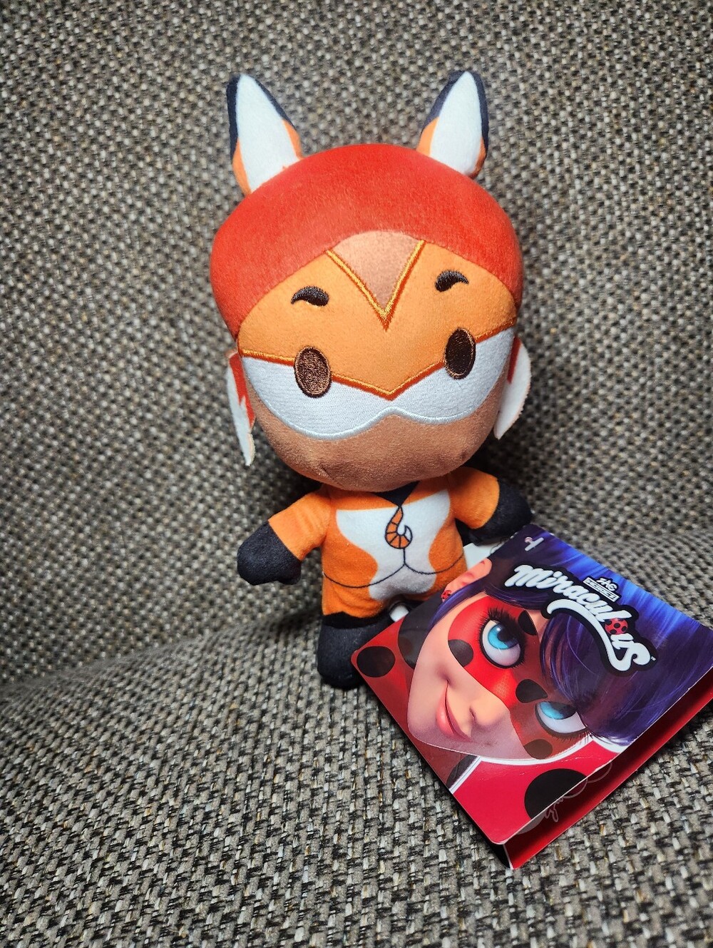Miraculous Ladybug Zag Chibi Rena Rouge plush toy NWT